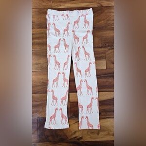 Kate Quinn Giraffe Pants Orange Size 6Y NWT